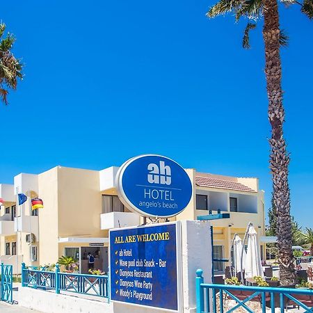 Angelos Beach Hotel Faliraki Bagian luar foto