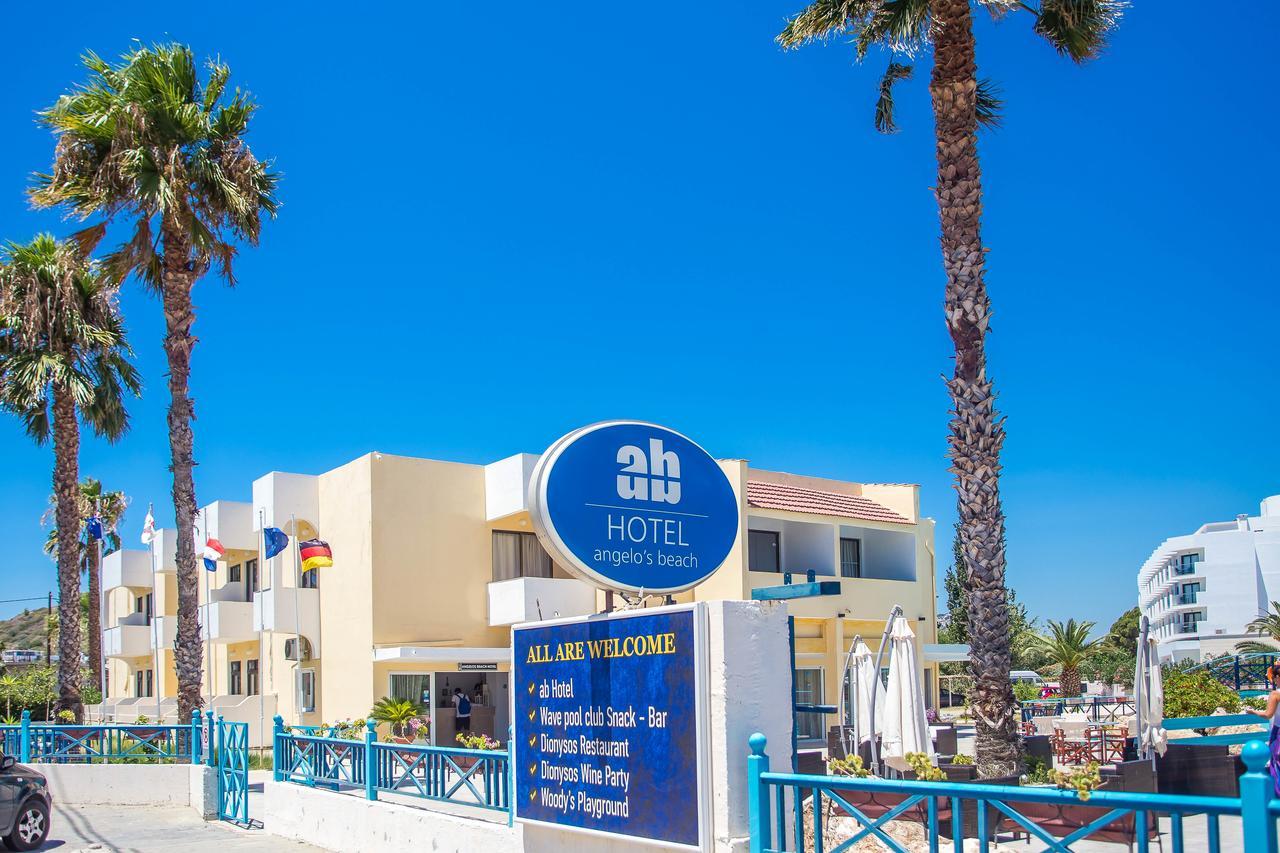 Angelos Beach Hotel Faliraki Bagian luar foto