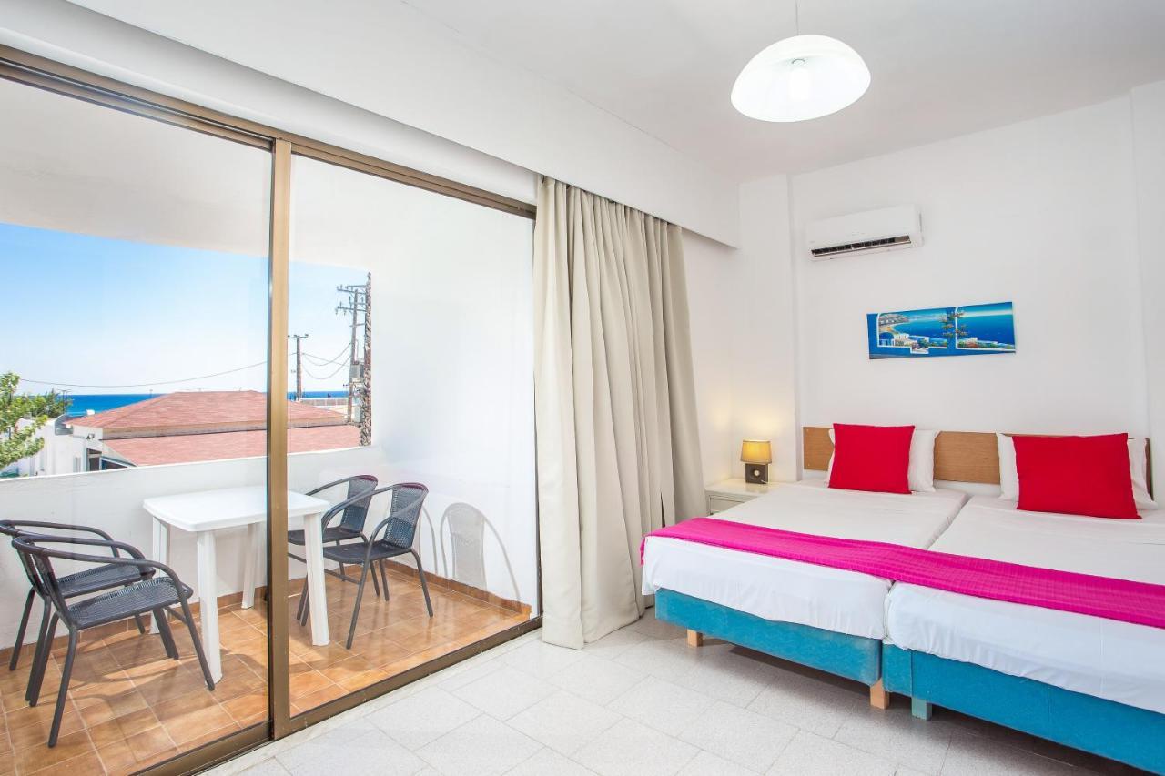 Angelos Beach Hotel Faliraki Bagian luar foto