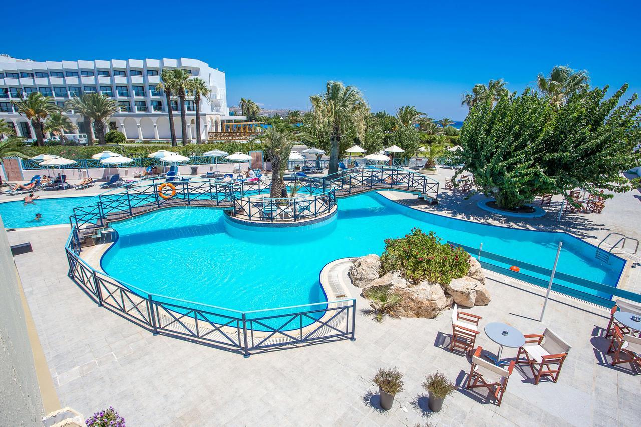 Angelos Beach Hotel Faliraki Bagian luar foto